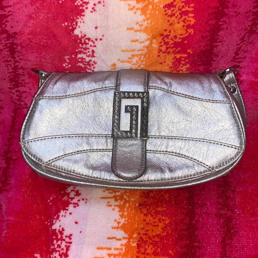 Guess Silver Purse